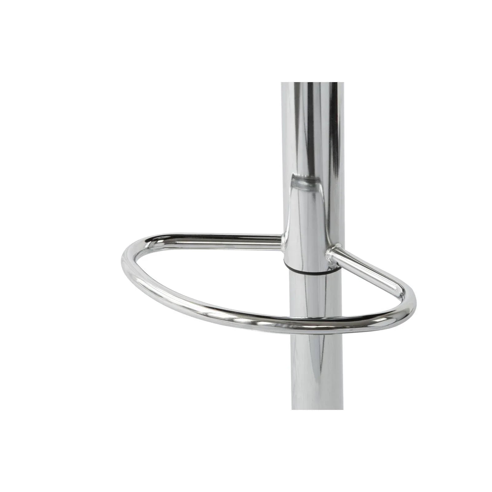 2 Diamond Style Padded Leather Barstools (Black) w/ Adjustable Height - Mekamart Australia