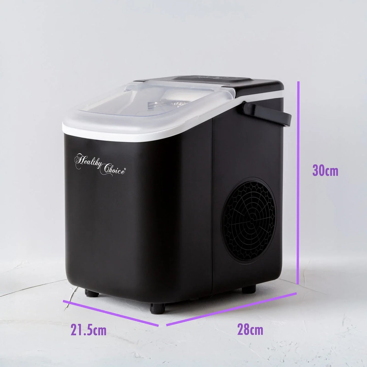 Ice Maker - Ready in 8 minutes, Up to 12kgs every 24 Hours - Mekamart Australia