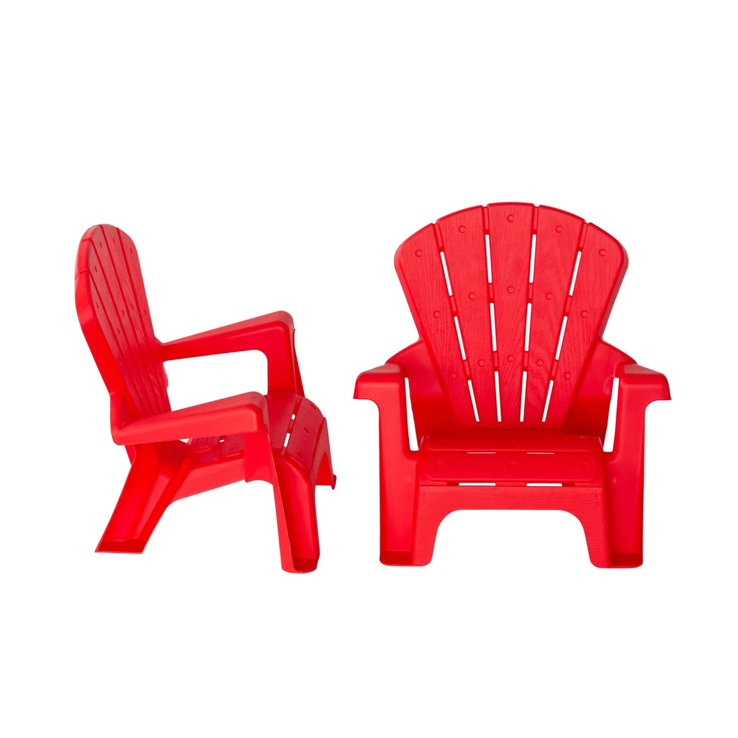 Kids Durable Table and Two Child-sized Chairs Set - Red - Mekamart Australia