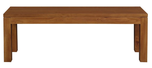 Tilda Solid Mahogany Timber Bench (Light Pecan) - Mekamart Australia