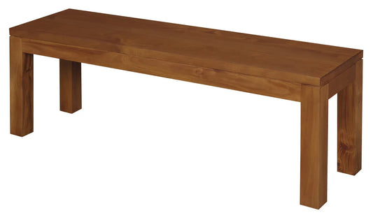 Tilda Solid Mahogany Timber Bench (Light Pecan) - Mekamart Australia