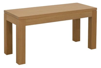 Amsterdam Solid Timber Bench 90 x 35 cm (Natural) - Mekamart Australia