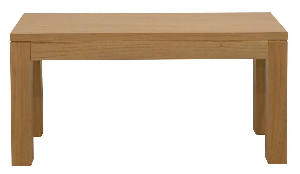 Amsterdam Solid Timber Bench 90 x 35 cm (Natural) - Mekamart Australia