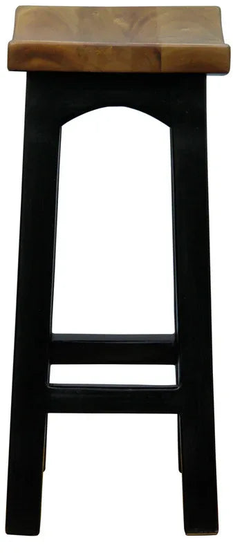 Tokyo Timber Kitchen Counter Stool (Black Caramel) - Mekamart Australia