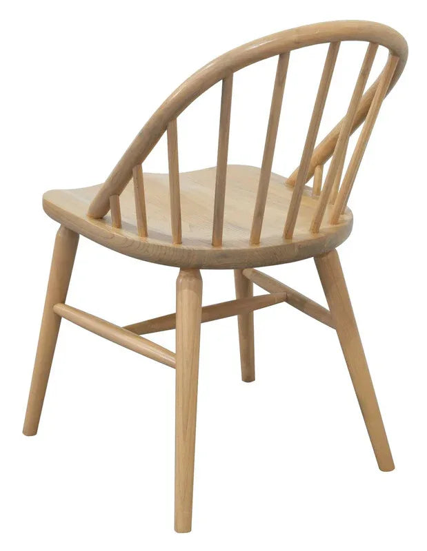 Vera Solid Oak Dining Chair - Set of 2 (Natural) - Mekamart Australia