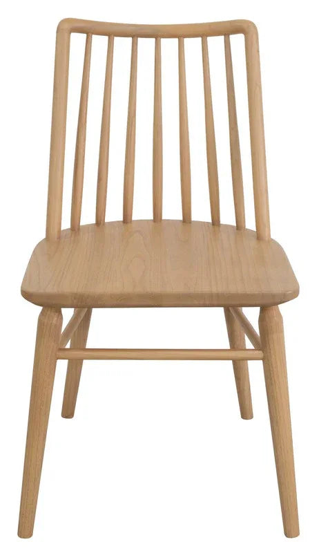 Riviera Solid Oak Dining Chair - Set of 2 (Natural) - Mekamart Australia