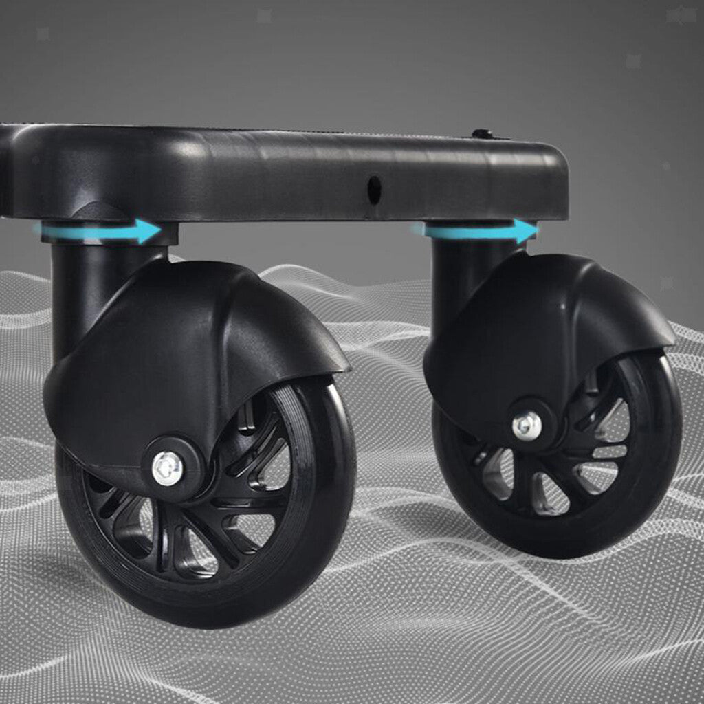 Baby Jogger Glider Board 2 in 1 Kid Stroller Board with Dismountable Seat AU black wheel