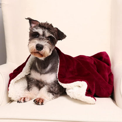 Double-side Flannel Heated Electric Throw Blanket Fast Heating Warm Washable red