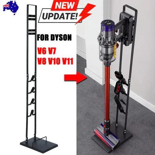 Vacuum Cleaner Rack Holder Freestanding holder for Dyson Stand V6 V7 V8 V10 V11 - Mekamart Australia