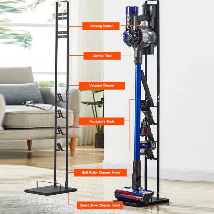 Vacuum Cleaner Rack Holder Freestanding holder for Dyson Stand V6 V7 V8 V10 V11 - Mekamart Australia