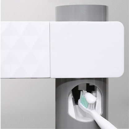 UV Lamp Sterilizer Toothbrush Holder Bathroom Automatic Toothpaste Health Clean