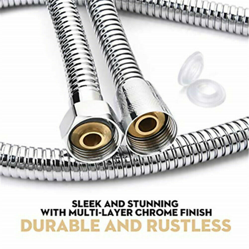3m Shower Head Hose Stainless Steel Bathroom Flexible Tube Replacement Pipe AU