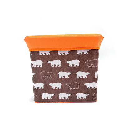 Folding Ottoman Storage Stool Cube Footstool Stool Blanket Box With Cover AU - Mekamart Australia