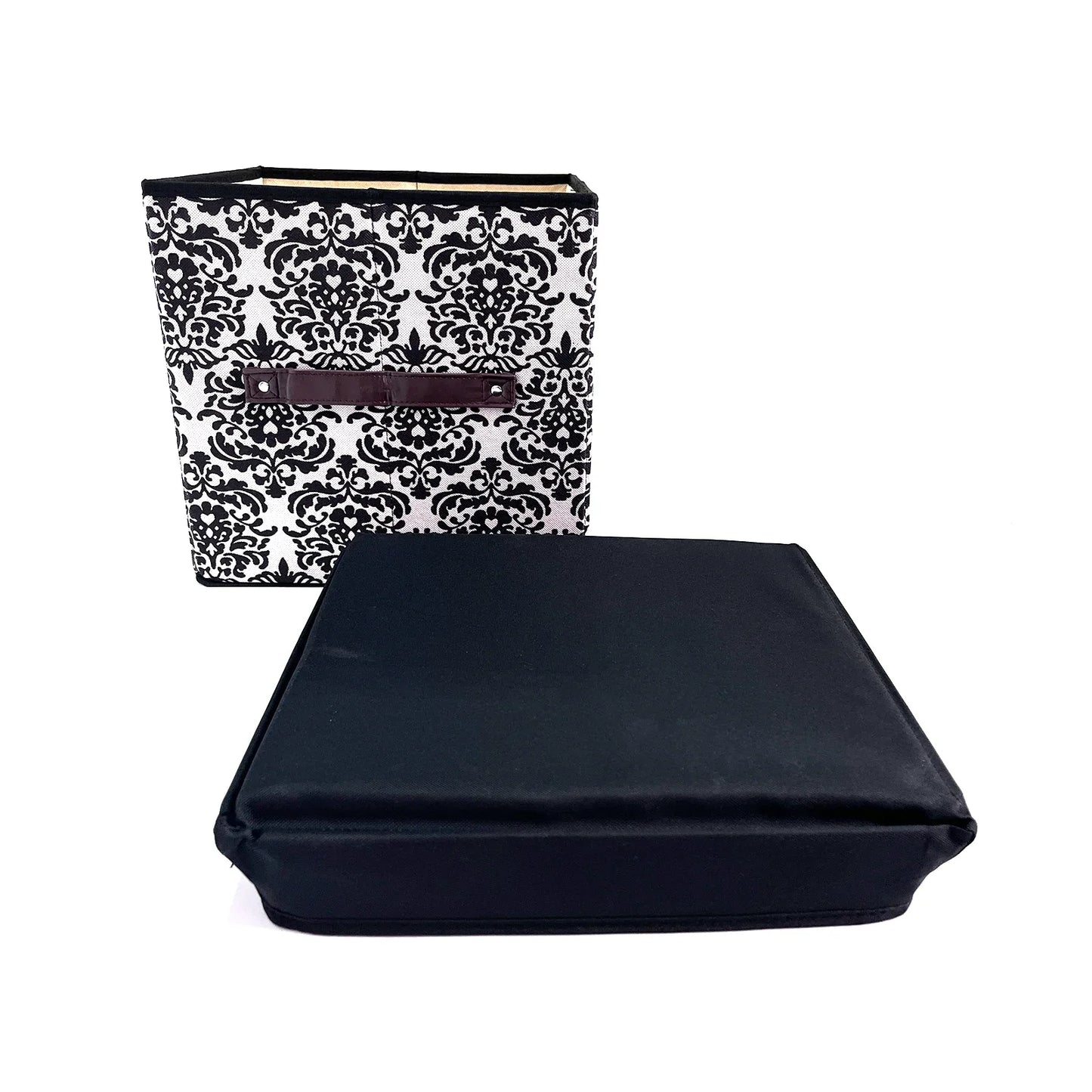 Folding Ottoman Storage Stool Cube Footstool Stool Blanket Box With Cover AU - Mekamart Australia