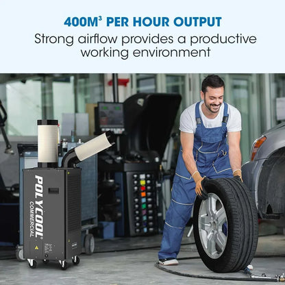 POLYCOOL 2.7kW Portable Industrial Spot Cooler - Mekamart Australia