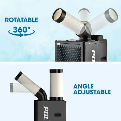 POLYCOOL 2.7kW Portable Industrial Spot Cooler - Mekamart Australia