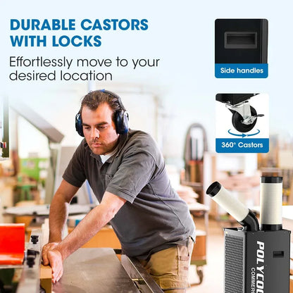 POLYCOOL 2.7kW Portable Industrial Spot Cooler - Mekamart Australia