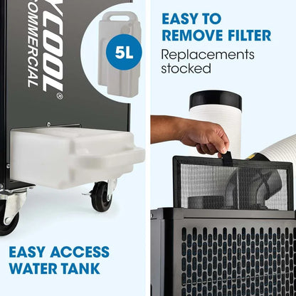 POLYCOOL 2.7kW Portable Industrial Spot Cooler - Mekamart Australia