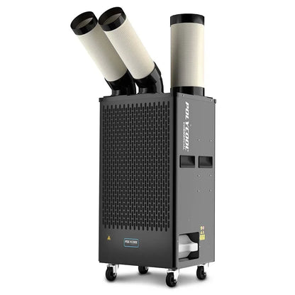 POLYCOOL 4.5kW Portable Industrial Spot Cooler, with Twin Cooling Ducts, 15A Plug - Mekamart Australia