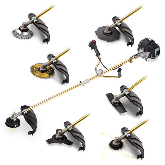 Baumr-AG 65CC Brushcutter Whipper Snipper Trimmer Brush Cutter Multi Pole Tool