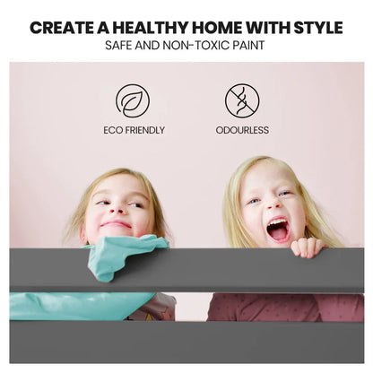 Kingston Slumber Single Bunk Bed Frame Solid Pine Wood Timber, Modular Design, Grey