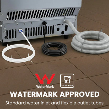 POLYCOOL Commercial Ice Maker Machine, up to 60kg/24hr, Timer & Self Cleaning Programs - Mekamart Australia