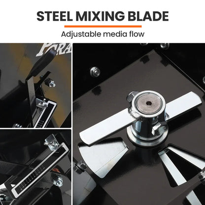 PlantCraft 160L Tow Behind Broadcast Seed and Fertiliser Spreader, 158kg Load, Heavy Duty - Mekamart Australia