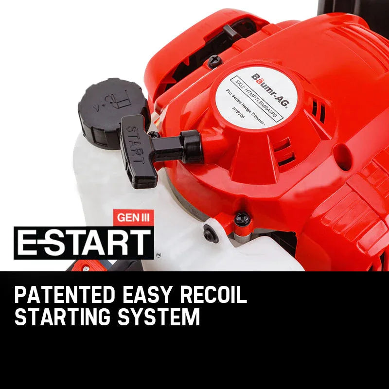 Baumr-AG 26CC Petrol Hedge Trimmer - 2-Stroke Clipper Saw Precision 24 Blade - Mekamart Australia