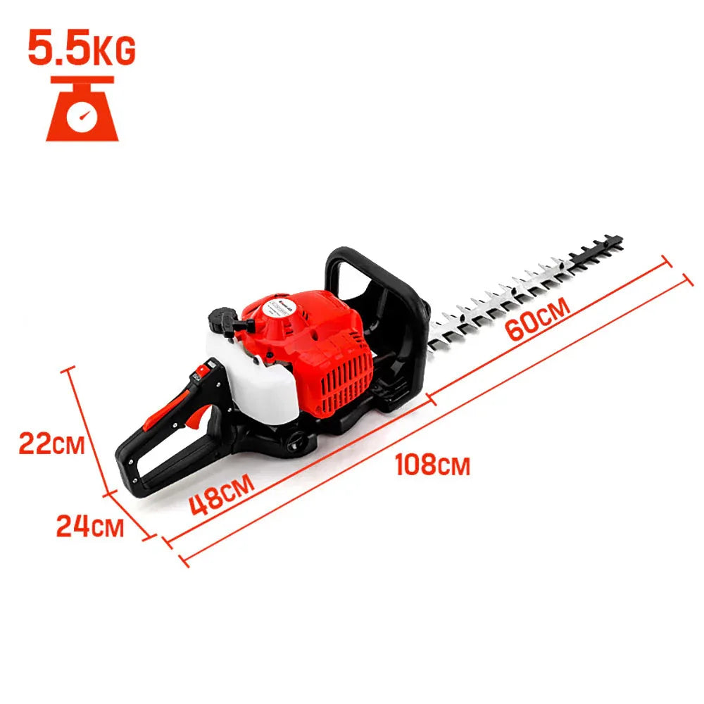 Baumr-AG 26CC Petrol Hedge Trimmer - 2-Stroke Clipper Saw Precision 24 Blade - Mekamart Australia