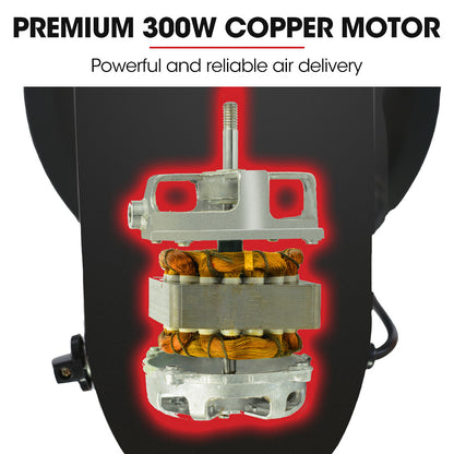 BAUMR-AG 30" 762mm 300W Industrial Pedestal Fan, Large, Commercial, Heavy-duty, 3 Speed, EESS Certified