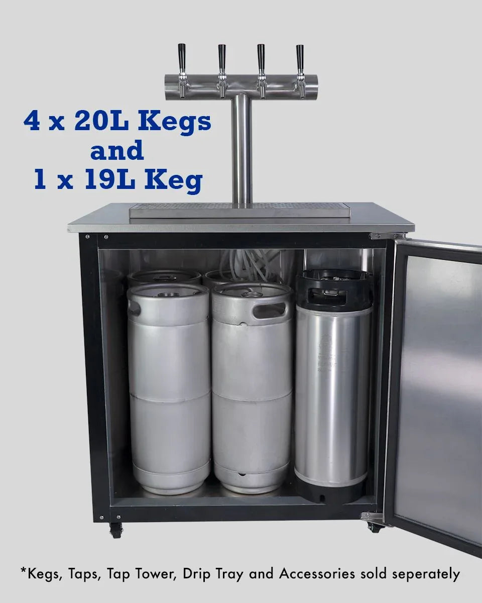 Keg King - KegMaster Solstice - 6 Keg 12volt DC Kegerator - Mekamart Australia