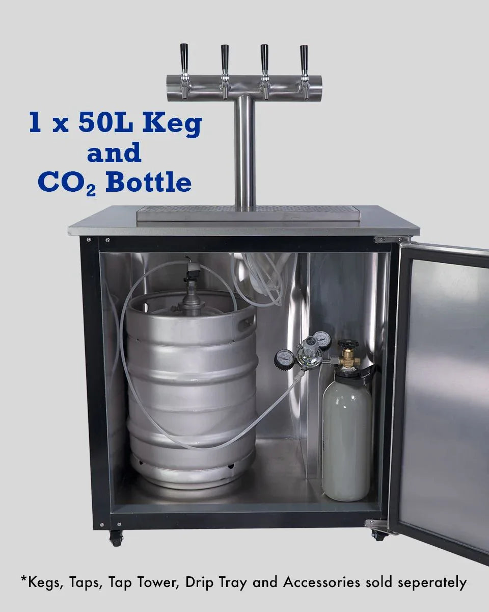 Keg King - KegMaster Solstice - 6 Keg 12volt DC Kegerator - Mekamart Australia