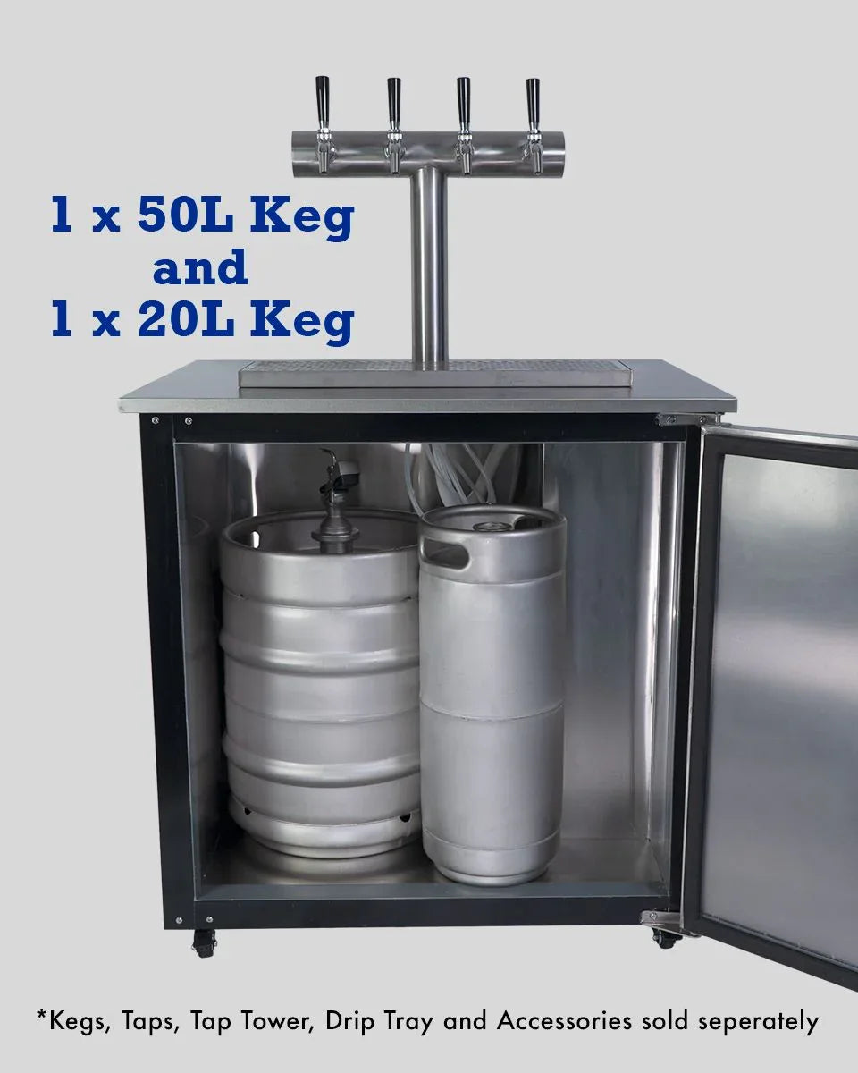 Keg King - KegMaster Solstice - 6 Keg 12volt DC Kegerator - Mekamart Australia
