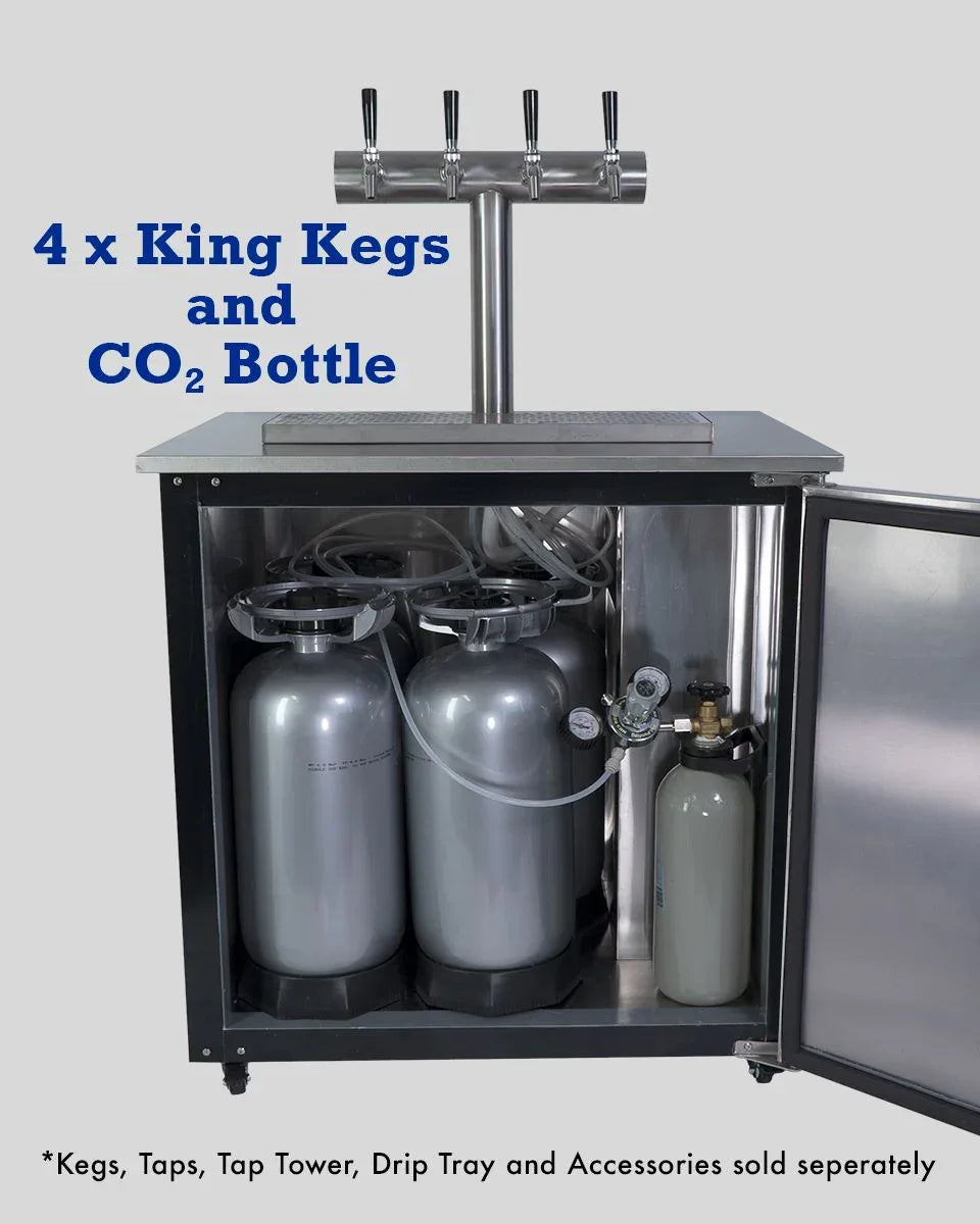 Keg King - KegMaster Solstice - 6 Keg 12volt DC Kegerator - Mekamart Australia