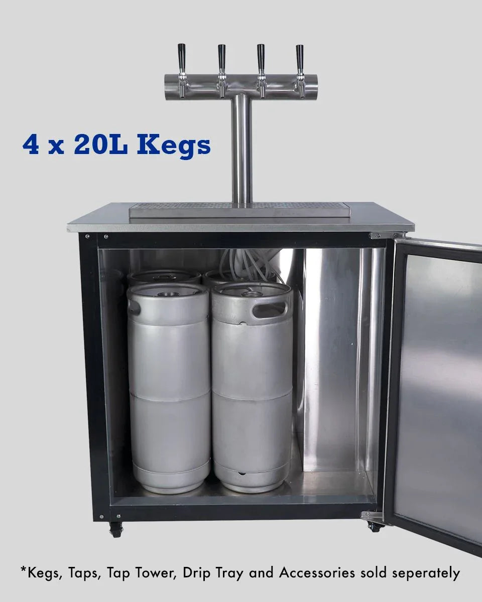 Keg King - KegMaster Solstice - 6 Keg 12volt DC Kegerator - Mekamart Australia