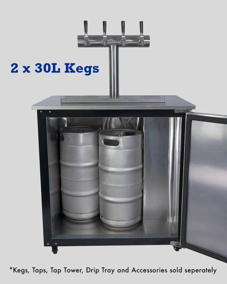 Keg King - KegMaster Solstice - 6 Keg 12volt DC Kegerator - Mekamart Australia