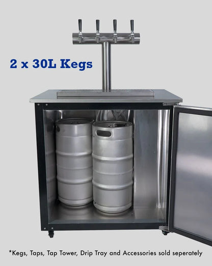 Keg King - KegMaster Solstice - 6 Keg 12volt DC Kegerator - Mekamart Australia