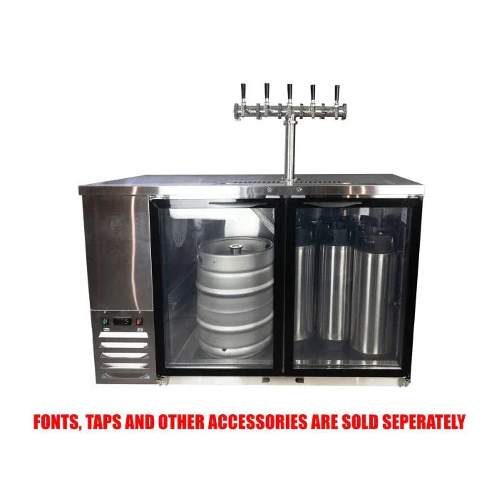 Kegerator - KegMaster Super Deluxe - Two Door Small - Mekamart Australia