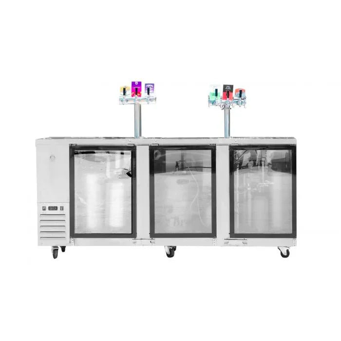 Kegerator - KegMaster Super Deluxe - Three Door - Mekamart Australia