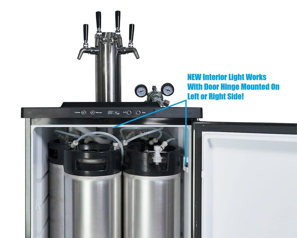 Keg King - Kegmaster Series XL Kegerator - Fastap Double Tap - Mekamart Australia