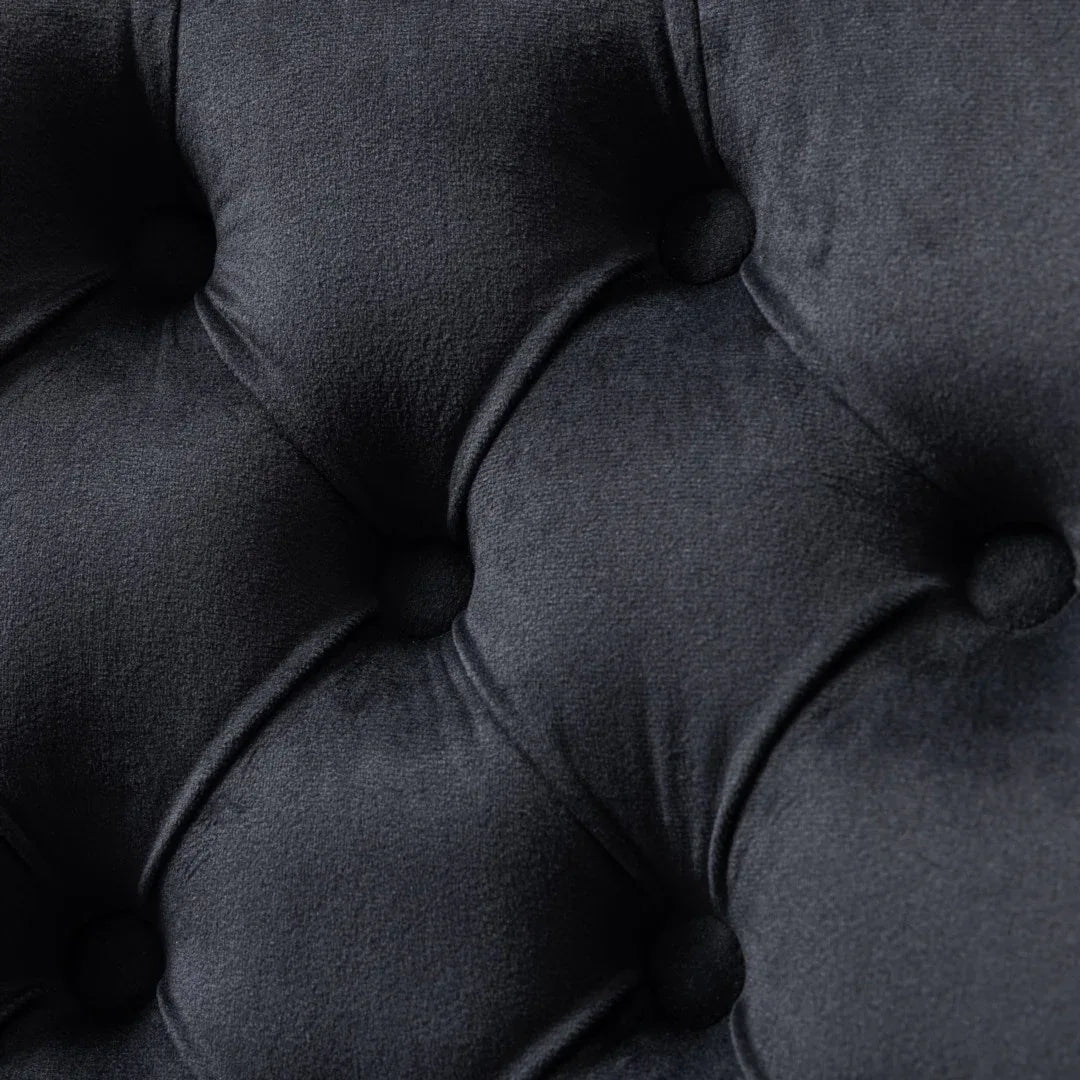 Velvet Home Office Chair- Black - Mekamart Australia