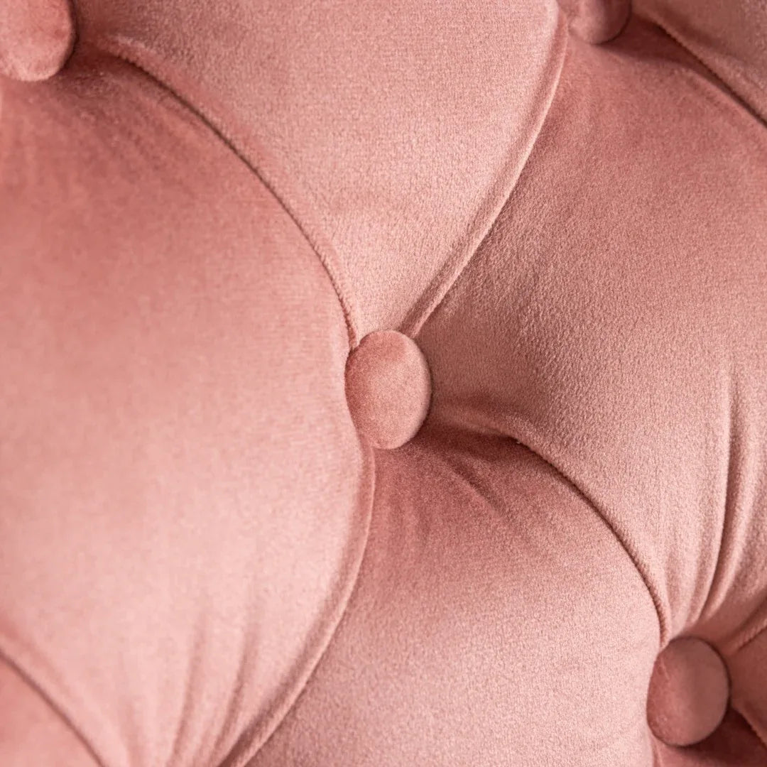 Velvet Home Office Chair- Pink - Mekamart Australia