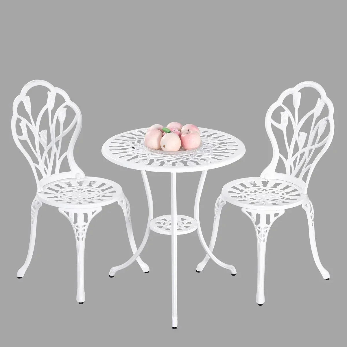 2 Seater Dominique Cast Aluminium Bistro Set - Mekamart Australia