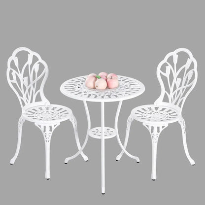 2 Seater Dominique Cast Aluminium Bistro Set - Mekamart Australia