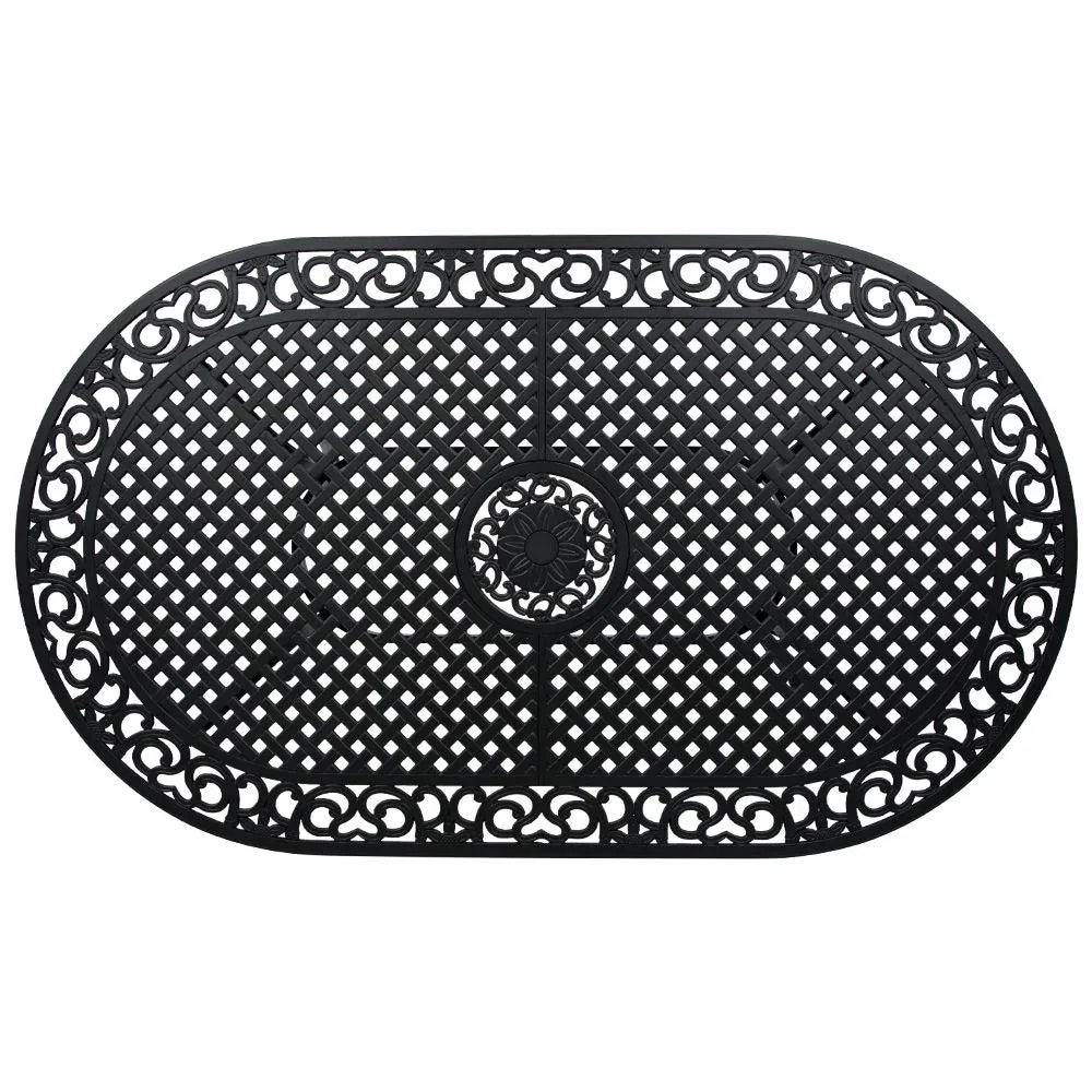 Fiji oval dining table - Mekamart Australia