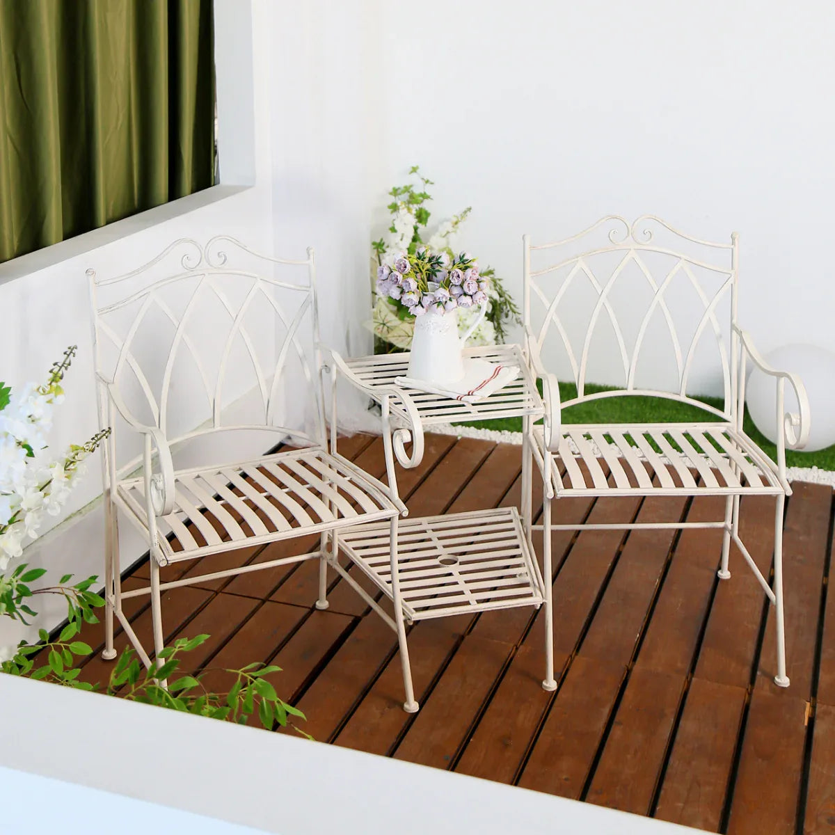 Alberche Outdoor 2 Person Lounge Set - Mekamart Australia