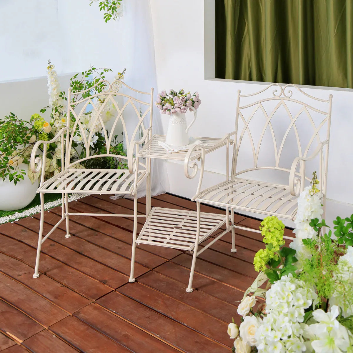 Alberche Outdoor 2 Person Lounge Set - Mekamart Australia