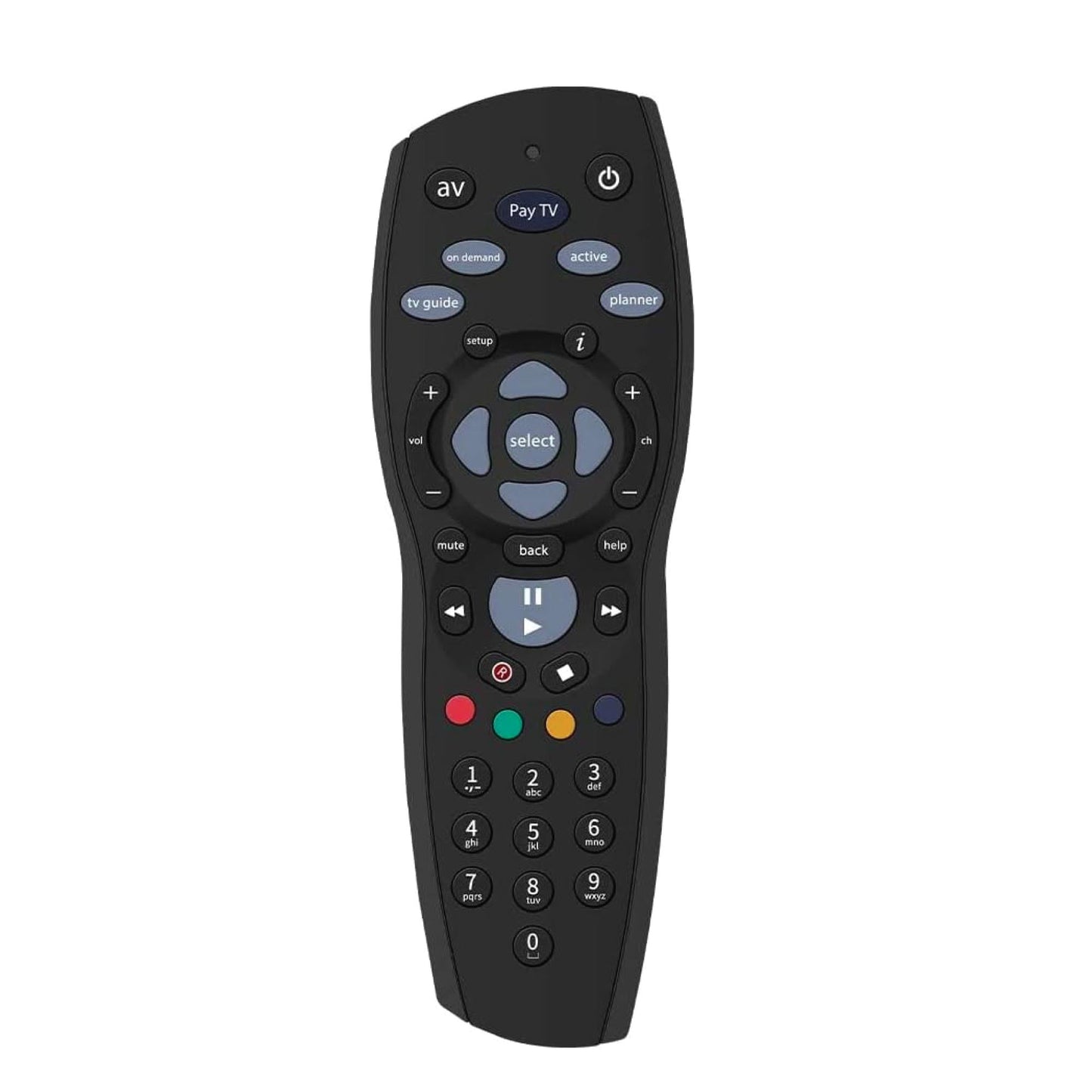 2x Tooleroo PayTV Remote Control Compatible with Foxtel MYSTAR SKY NZ  - Black