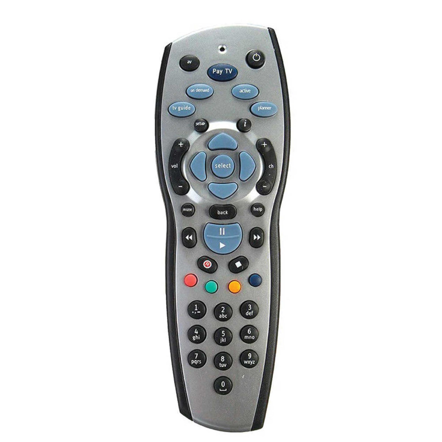 Tooleroo PayTV Remote Control Compatible with Foxtel MYSTAR SKY NZ - Silver