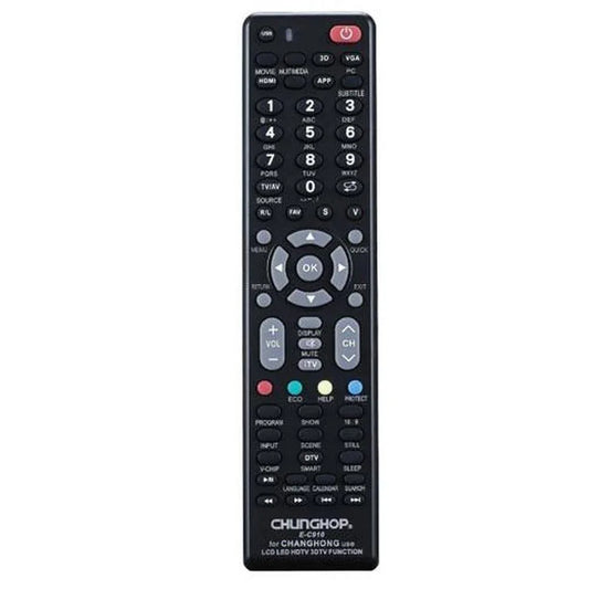 Chunghop Universal TV Remote Control Compatible with Changhong LCD Smart HD Plas